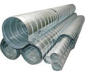 Tubo spiro em chapa galvanizada